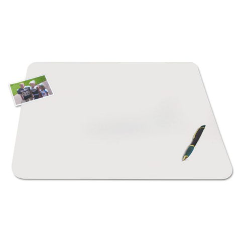 Artistic KrystalView Desk Pad with Antimicrobial Protection, Matte Finish, 22 x 17, Clear