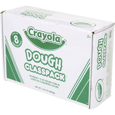 Crayola Dough Classpack Canisters, Assorted Colors, Pack Of 48 Canisters