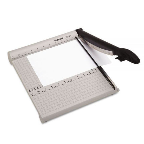 Premier PolyBoard Paper Trimmer, 10 Sheets, 12" Cut Length, Plastic Base, 11.38 x 14.13