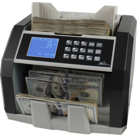 Royal Sovereign Front Load Bill Counter w/ Value Counting/Counterfeit Detection, 1500 Bills/Min