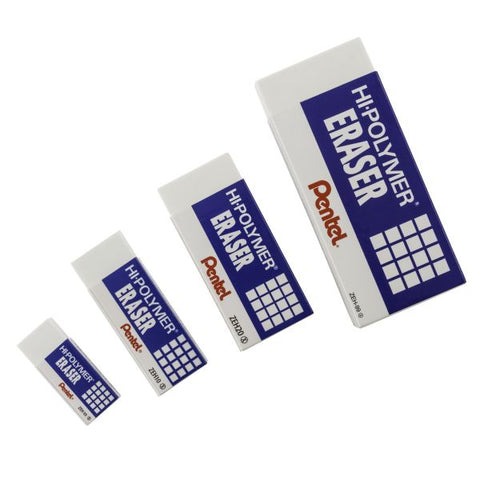 Pentel Hi-Polymer Non-Abrasive Latex-Free Eraser