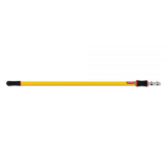 Rubbermaid Commercial HYGEN HYGEN 48-96" Quick-Connect Extension Pole, Aluminum, Yellow