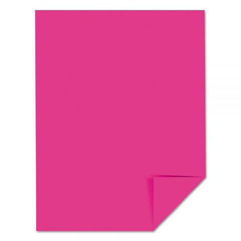 Astrobrights Color Cardstock, Smooth, 65lb, 8 1/2 x 11, Fireball Fuchsia, 250 Sheets