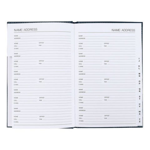 Vinyl Desk Telephone/Address Book, 5 1/8" x 7 3/4