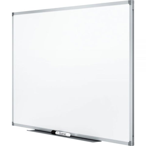 Quartet 48" x 36" Standard DuraMax Magnetic Porcelain Dry Erase Whiteboard White Board with Aluminum Frame - 1 Each