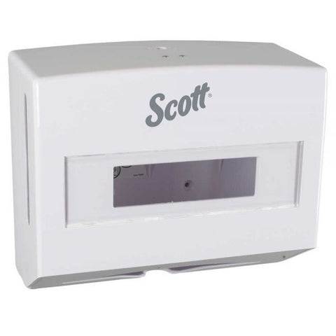 Scottfold Folded Towel Dispenser, 10.75 x 4.75 x 9, White