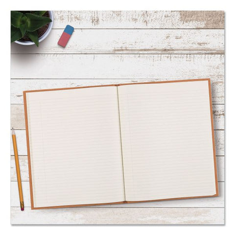 Blueline Da Vinci Notebook, 1 Subject, Medium/College Rule, Tan Cover, 11 x 8.5, 75 Sheets