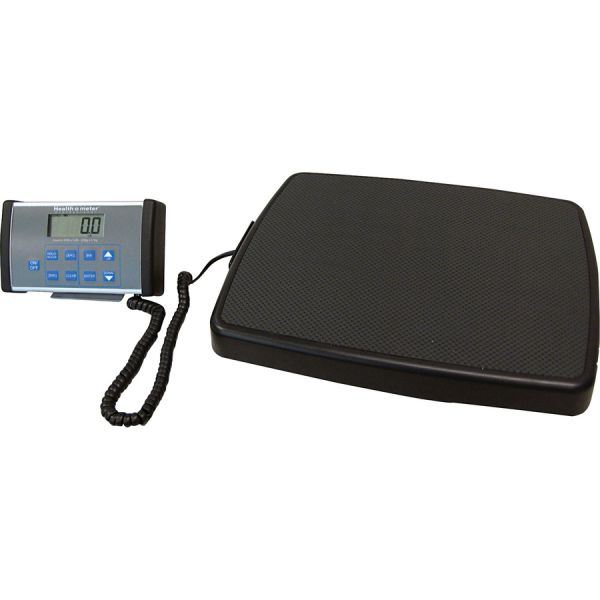 Health o Meter Professional Remote Digital Scale 1" Scree Size - 500 lb Capacity - Black, Gray