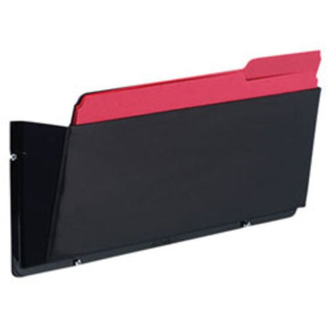 deflecto Unbreakable DocuPocket Wall File, Letter Size, 14.5" x 3" x 6.5", Smoke