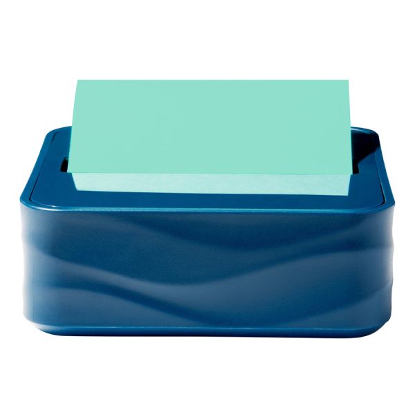 Post-it Note Dispenser 3" x 3" Note - 45 Sheet Note Capacity - Navy