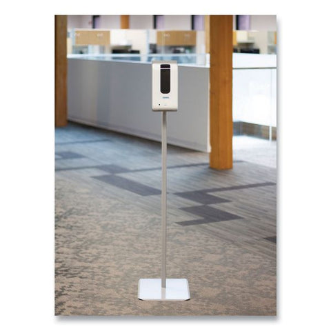 HON Hand Sanitizer Station Stand, 12 x 16 x 54, Silver