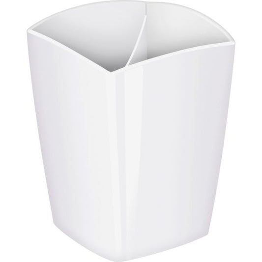 CEP Large Pencil Cup 3.8" x 3" x 3" x - Polystyrene - 1 Each - White