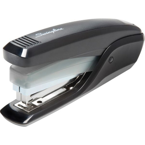 Swingline QuickTouch Reduced Effort Full Strip Stapler, 20-Sheet Capacity, Black/Gray