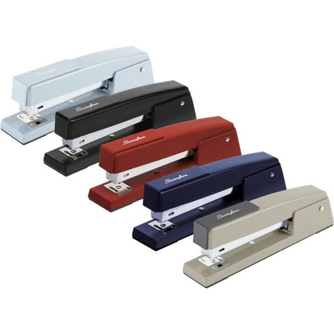 Swingline 747 Classic Full Strip Stapler, 20-Sheet Capacity, Lipstick Red