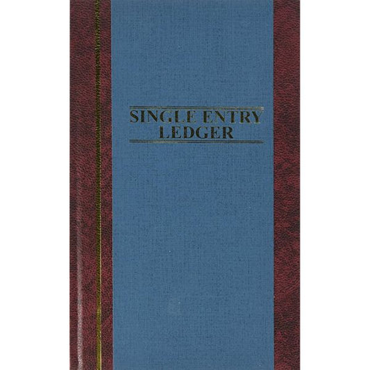 Wilson Jones S300 Account Journal 7 1/4" x 11 3/4" - 2 Columns - 33 Lines - 150 Sheets/ Book - Sewn Binding - Blue Cover - 1 Each