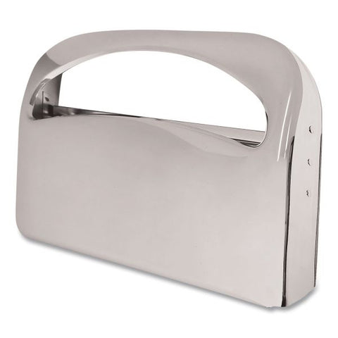 Boardwalk Toilet Seat Cover Dispenser, 16 x 3 x 11.5, Chrome