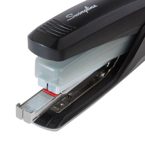 Swingline QuickTouch Reduced Effort Full Strip Stapler, 20-Sheet Capacity, Black/Gray