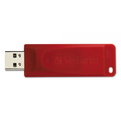 Verbatim Store 'n' Go USB Flash Drive, 64 GB, Red