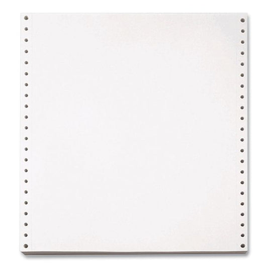 Willamette Blank Continuous Paper, 1-Part, 20 lb Bond Weight, 9.5 x 5.5, White, 5,400/Carton