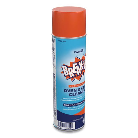 BREAK-UP Oven And Grill Cleaner, Ready to Use, 19 oz Aerosol Spray 6/Carton