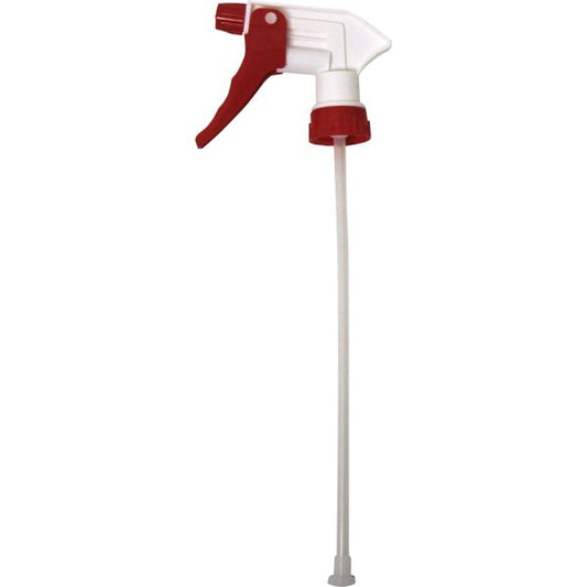 Genuine Joe Standard Trigger Sprayers Plastic - Red, White - 24/ Carton