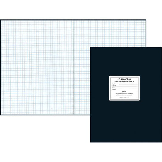 Rediform Quad Ruled Laboratory Notebook 60 Sheet(s) - Quad Ruled - 8.50" x 11" - 1 Each - White