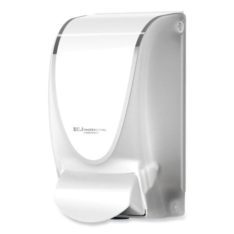 SC Johnson Manual Soap Dispenser Manual - 1.06 quart Capacity - Durable, Antimicrobial, Anti-bacterial - White - 1Each