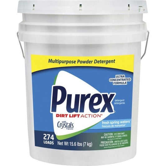 Purex Dry Detergent, Fresh Spring Waters, Powder, 15.6 lb. Pail g Waters