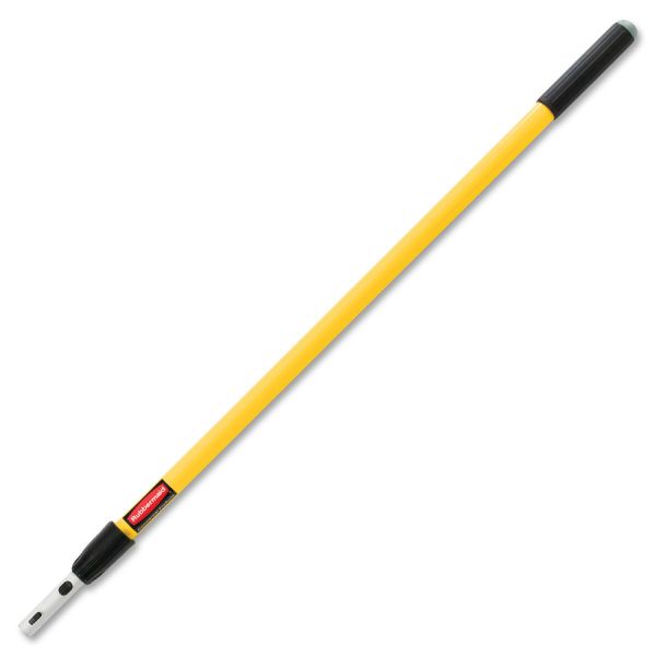 Rubbermaid Commercial Hygen Quick Connect Handle 72" Length - Aluminum - Yellow