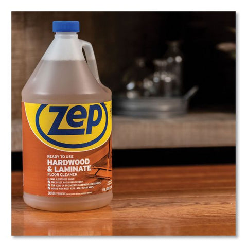 Zep Commercial Hardwood and Laminate Cleaner, 1 gal Bottle