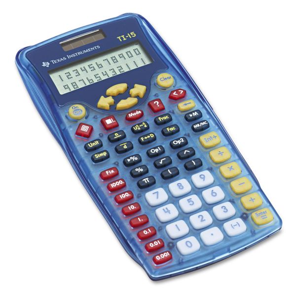 Texas Instruments TI-15 Explorer Elementary Calculator, 11-Digit LCD