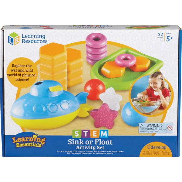 Learning Resources Sink/Float Activity Set Theme/Subject: Learning - Skill Learning: Science, Mathematics, Technology, Engineering - 5+ - 1 / Set