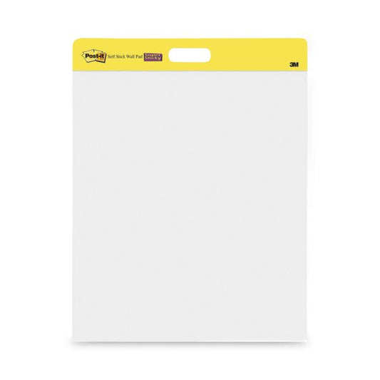 Post-it Easel Pads Self Stick Wall Easel Unruled Pad, 20 x 23, White, 20 Sheets, 4 Pads/Carton