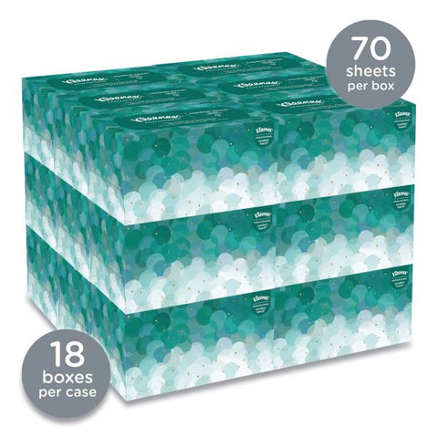 Kleenex Ultra Soft Hand Towels in a POP-UP Box, 8 9/10 x 10, 1-Ply, White, 70 Sheets/Box, 18 Boxes/Carton