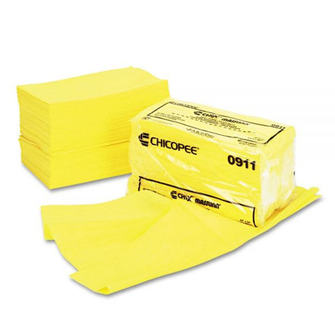 Chix Masslinn Dust Cloths, 24 x 24, Yellow, 50/Bag, 2 Bags/Carton