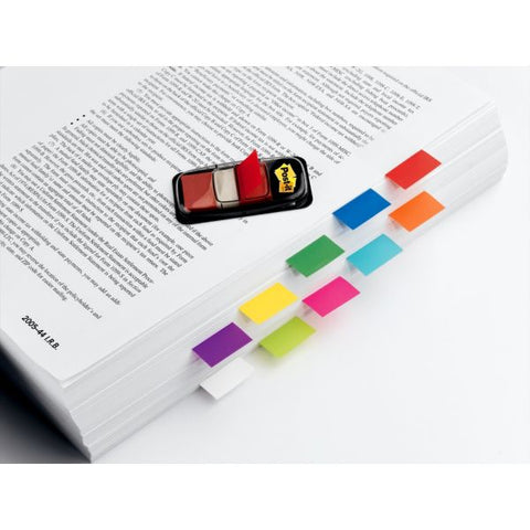 Post-it Flags Standard Page Flags in Dispenser, Red, 50 Flags/Dispenser, 2 Dispensers/Pack