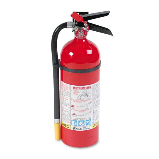 Kidde ProLine Pro 5 MP Fire Extinguisher, 3-A, 40-B:C, 195 psi, 16.0 7h x 4.5 dia, 5 lb