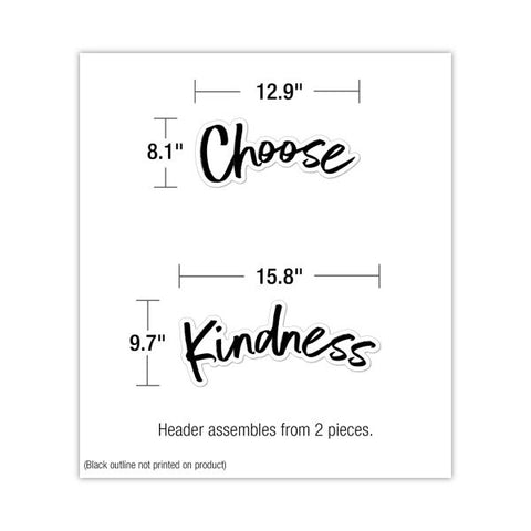 Carson-Dellosa Education Motivational Bulletin Board Set, Kind Vibes, 75 Pieces