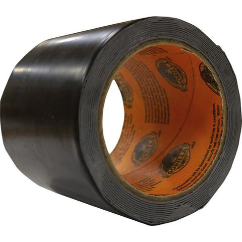 Gorilla Waterproof Patch & Seal Tape 10 ft Length x 4" Width - 1 Each - Black