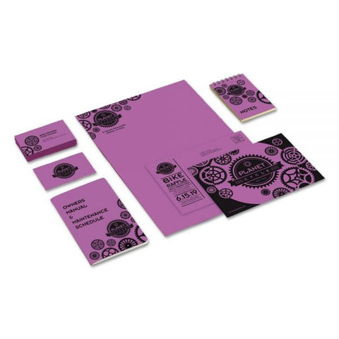 Astrobrights Color Cardstock, Smooth, 65lb, 8 1/2 x 11, Planetary Purple, 250 Sheets