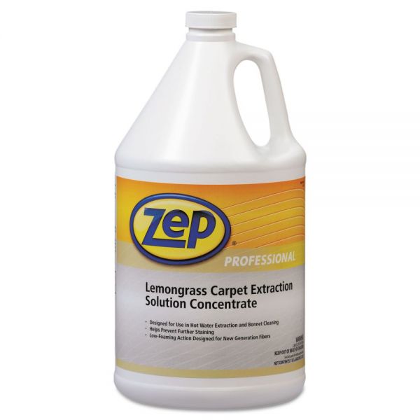 Zep Professional Carpet Extraction Cleaner, Lemongrass, 1gal Bottle