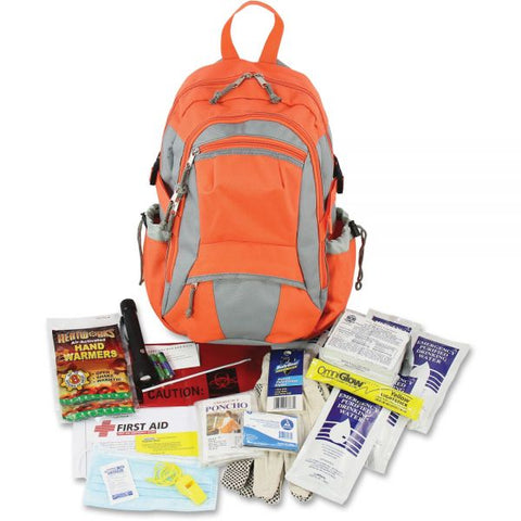 PhysiciansCare by First Aid Only Emergency Preparedness First Aid Backpack, XL, 63 Pieces, Nylon Fabric