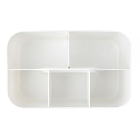 Realspace Stackable Storage Caddy, Small Size, White