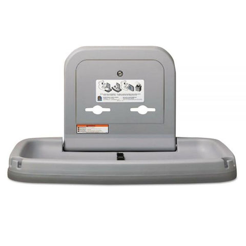 Koala Kare Horizontal Baby Changing Station, 35 x 22, Gray