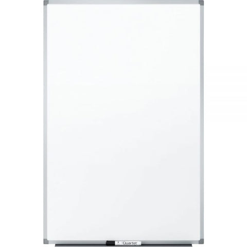 Quartet 48" x 36" Standard DuraMax Magnetic Porcelain Dry Erase Whiteboard White Board with Aluminum Frame - 1 Each