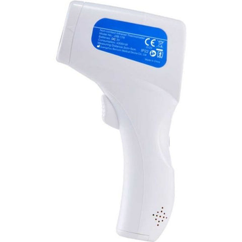 Sourcingpartner Noncontact Infrared Thermometer Easy to Read, Memory Function, Backlight, Auto-off - For Forehead, Body, Room, Surface - White