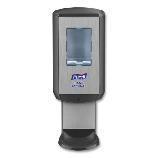 PURELL CS8 Hand Sanitizer Dispenser, 1,200 mL, 5.79 x 3.93 x 15.64, Graphite Automatic - 1.27 quart Capacity - Wall Mountable, Refillable, Site Window, Touch-free - Graphite - 1 / Carton