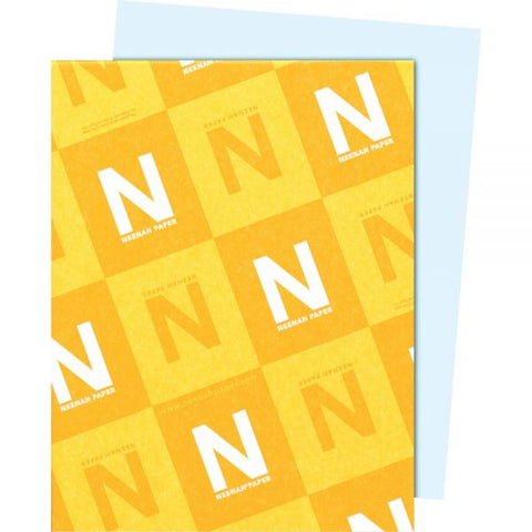 Neenah Paper Exact Index Card Stock, Smooth, 110lb, 8 1/2 x 11, Blue, 250 Sheets