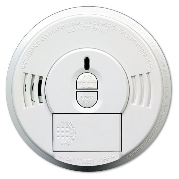 Kidde Front-Load Smoke Alarm w/Mounting Bracket, Hush Feature