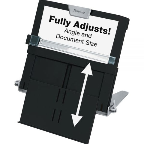 Fellowes Professional Series Document Holder, 250 Sheet Capacity, Plastic, Black